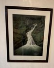 Framed Waterfall Print Signed By Artist - Scenic Landscape Artwork