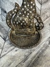 Vintage 1970   s Silver Plated Mid Century Modern Cat Earring Holder