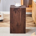 Walnut Wood Grain Tcoffee Table Or Stool Luxurious Perfect Living Room Accent