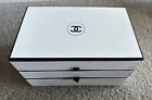 Preowned Chanel Beauty Makeup Storage With 2 Drawer Slots Organiser With Mirror