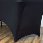 6 Ft Rectangular 72x30  Spandex Fitted Party Wedding Catering Home Tablecloths