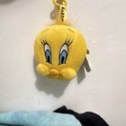 Warner Bros  Looney Tunes Tweety Mini Plush Coin Purse Keychain