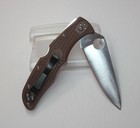 New Unused Numbered C10fpbn Spyderco Brown Endura 4 First Generation Model Foldi