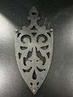 Cast Iron Trivet - Cathedral Style Hot Pad Vintage Kitchen Vtg Aged