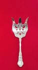 Antique Gorham- Baronial  Old 1898  Sterling Silver Salad Serving Fork  7-3 4 