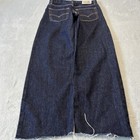 Y2k Levis Silvertab Jnco Style Beyond Baggy Jeans Womens 25x28 Southpole Raw Hem