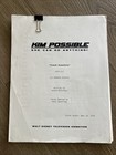Lot Of 2 Disney Kim Possible Scripts 2001   2004