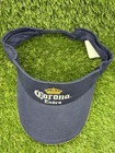 Corona Beer Visor Blue gold Adjustable Sun Protection Sun Hat Beach Golf Cap