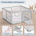 Baby Playpen  Outdoor Play Yard  Portable Play Yard 4-panel- Baby Safety Playpen