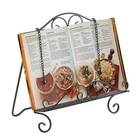 Metal Cookbook Holder Recipe Book Stand For Kitchen  Vintage Scrollwork