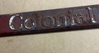 Vintage Colonial Bread Door Push Sign Advertising Metal