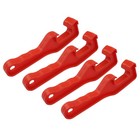 4pcs Bucket Opener Tool 5 Gallon  Plastic Paint Can Opener  Red Pail Lid Lifter