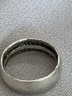 Trench Art Australian 1943 Shilling Silver Ring Size 4