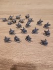 Risk Board Game Gray Replacement Miniature Army 59 Gray Pieces Parts