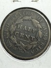 1828 Half Cent  13 Stars  Classic Head Type  Small Dig  Free Shipping