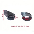 2pcs Rubber Eye Cups 40mm Binocular Eye Guards F  Microscope Telescope Eye Cover