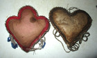 2 Small Antique Glass Bead Whimsy Native American Iroquois Indian s Pin Cushions