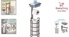 Bronze Free Standing Toilet Paper Holder Stand Storage Shelf   Roll Organize