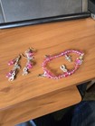 Breast Cancer Awareness Earring bracelet Set