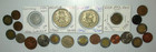      World Coin Lot With 2 Mexico Silver Un Peso   c23 