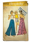 4 Vtg 1970 s 80   s Sewing Pattern Lot Girls Miss Clothing Simplicity Butterick