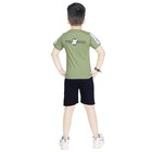 Toddler Boy s Clothes Boys Soft Cotton Short Sleeve T-shirt   Shorts Set 3-6yrs