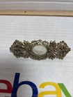Vtg 1920   s Hair Barrette Clip Bronze Color Hair Clip Made In France  Free Ship 