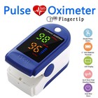 Finger Tip Pulse Oximeter Meter Spo2 Oxygen Saturation Rate Heart Blood Monitor