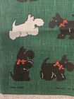 Irish Linen Ulster Weavers Ireland Tea Towel Scottie Dog Terrier 28 X 18 New