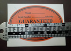 2 Repro Gibson Orange Memphis Guitar Label Sticker Grohl Dg335 Es335 Es345 Decal