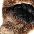 Men Russian Cossack Ushanka Trapper Hat Suede Faux Fur Hunter Hat Thick Furry   
