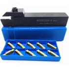 20mm Lathe Cut-off Grooving Parting Tool Holder  10  Mgmn400-m Insert Blades 4mm