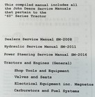 Service Manual Set For John Deere 60 620 630 Series Tractor Compiled Repair Book