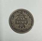 1876-cc Seated Liberty Dime Choice Original Vg  