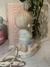 Vintage 1990 Enesco Precious Moments Porcelain    praying Boy    Night Light    