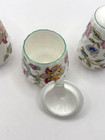 Minton Haddon Hall  Salt  Pepper   Mustard Jar  3 