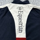 Kingsland Equestrian Full Zip Fleece Jacket Navy Blue Red White Nwt Kl Logo