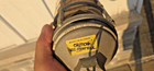 Vintage Stonco Industrial Explosion Proof Light Cage W  Clear Glass Globe Nos