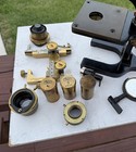 Vintage Microscope Watson   Son Microscope In Brass  Cased And For Parts