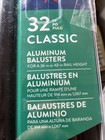 New 3x 10  30  Pack Round Aluminum Baluster 32  Inch Deckorators Classic Black
