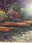 Room Art Studio Framed Print Extended Stay Roses By The Lake 26    X 37    Haist