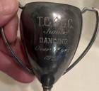 Vintage 1928 Dance Trophy Cup Silverplate