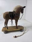 Vtg Ragon House Horse Folk Art Primitive Cart Wagon Decor 1960s