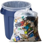 40 - 45 Gallon Heavy Duty Clear Large Recycle Garbage Bags - 2 5 Mil - 100 Bags