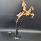 Authentic Models Western Native   Horse Great Plains Skyhook Rocking Sculpture