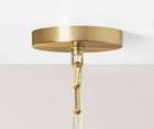 12  Metal Adjustable Pendant Ceiling Light Brass Finish Hearth   Hand