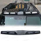 Gloss Black Roof Top Light Bar Led For 2020-2024 Land Rover Defender 90 110 130