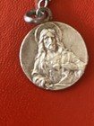 Antique French  Petite Rosary With Antique Medals 1800s  Antique French Rosary