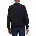 Nautica Men   s Bomber Jacket  Color Black  Size Large  Water And Wind Resistant 
