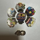 Lot Of 7 Complete Tie-in Pins Set Albuquerque 40th Hot Air Balloon Rare B40